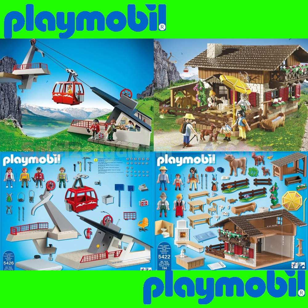 Banc Playmobil Beige Du Set 5422 Chalet De Montagne - Pièce D'occasion, Bon état
